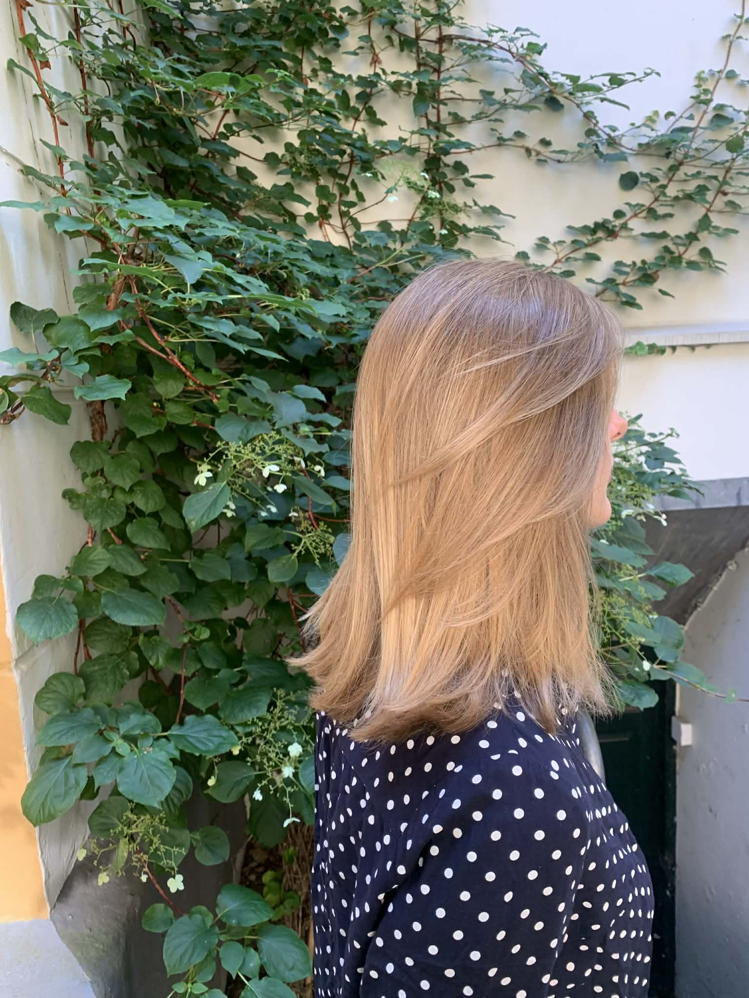 Langt hår efter behandling